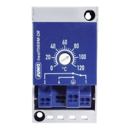 JUMO 603070 Surface-Mounted Thermostat Fiche technique | Fixfr
