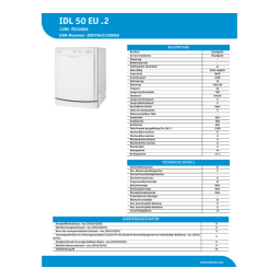 INDESIT IDL 50 EU .2 Lave-vaisselle: Chat IA & PDF  | Fixfr