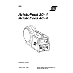 ESAB AristoFeed 30L-4 Manuel utilisateur