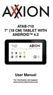 Axxion ATAB-710 Manuel utilisateur | Fixfr