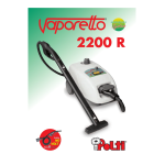 Polti Vaporetto 2200R Manuel du propri&eacute;taire