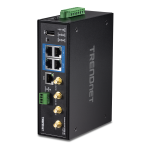 Trendnet TI-W100 Industrial AC1200 Wireless Dual Band Gigabit Router Fiche technique