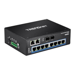 Trendnet TI-G102 10-Port Hardened Industrial Gigabit DIN-Rail Switch Fiche technique | Fixfr