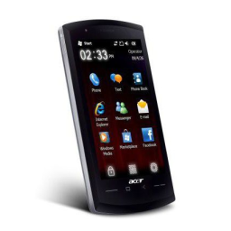 Acer newTouch Smartphone Manuel utilisateur | Fixfr