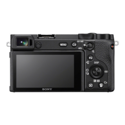 Sony α 6600 Manuel utilisateur | Fixfr
