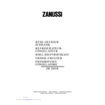 Zanussi ZK 20/9 R : Notice d'utilisation + IA