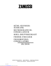 Zanussi ZK 20/9 R : Notice d'utilisation + IA | Fixfr