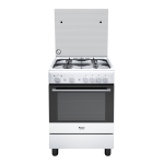 HOTPOINT/ARISTON H6GG1F (W) IT Cooker Manuel utilisateur