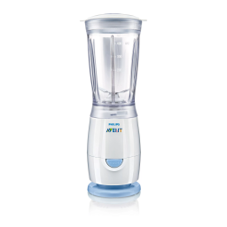 Avent SCF860/20 Mini-blender et coffret repas Avent Manuel utilisateur | Fixfr