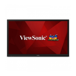 ViewSonic IFP7500 DIGITAL SIGNAGE Mode d'emploi | Fixfr