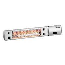 Bartscher 825215 Radiant heater W2000 E Mode d'emploi | Fixfr