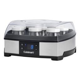 Cuisinart P0514E 12 pots + 2 faisselles 250ml Yaourtière et fromagère Product fiche | Fixfr