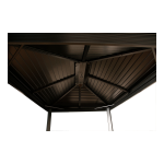 Sojag Ventura 5 ft. x 8 ft. Aluminum Grill Shelter in Dark Gray Guide d'installation