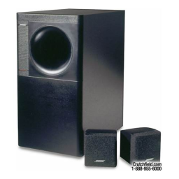 Acoustimass 3 Series IV Notice : AI Chat & PDF | Fixfr