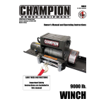 Champion Power Equipment 10031 Manuel utilisateur