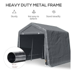 Outsunny 845-697V01CG 9.2' x 7.9' Garden Garage Storage Tent Mode d'emploi