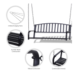 Outsunny 84A-064 2-Person Porch Swing Manuel utilisateur