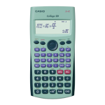 Casio FX92 College 2D Manuel utilisateur