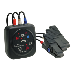 Hioki PHASE DETECTOR 3129,3129-10 Manuel utilisateur | Fixfr
