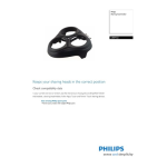 Philips CRP153/01 Support pour t&ecirc;te de rasage Manuel utilisateur