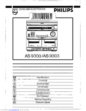 Philips AS9303 Manuel du propriétaire | Fixfr