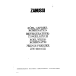 Zanussi ZFC22/10RD Manuel utilisateur