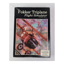 GAMES PC FOKKER TRIPLANE Manuel utilisateur | Fixfr
