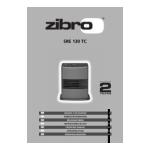 Zibro SRE 172 E Chauffage Manuel utilisateur