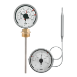 JUMO 60.8520 Contact dial thermometer Fiche technique