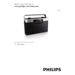 Philips AE5430/10 Radio portable Manuel utilisateur