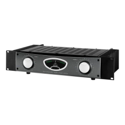 BEHRINGER A500 Manuel d'utilisation | AI Chat & PDF | Fixfr