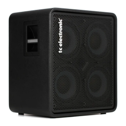 TC Electronic BC410 Manuel du propriétaire | Fixfr