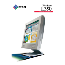 Eizo FlexScan L350 Manuel utilisateur | Fixfr