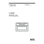 AEG KMK56100MM Manuel utilisateur