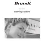 Brandt BWF594DWE Front-loading washing machine Manuel utilisateur
