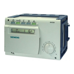 Siemens RVP340, RVP350, RVP351 | Chat IA et Téléchargement PDF | Fixfr