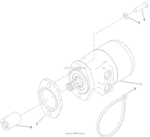 Hydraulic Motor Kit, TRX-16 or TRX-20 Trencher