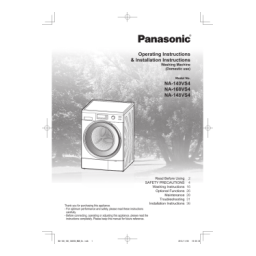 Panasonic NA-140VS4, NA-168VS4, NA-148VS4 : Mode d’emploi | AI Chat & PDF Download | Fixfr