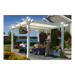 Vita 10x10 Avalon Louvered Pergola Manuel utilisateur