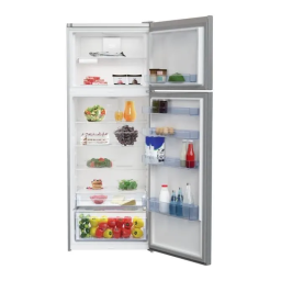 Beko RDNE455K30ZXBN Réfrigérateur 2 portes Manuel utilisateur | Fixfr