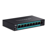 Trendnet TE-FP091 9-Port Unmanaged Fast Ethernet Long Range PoE+ Switch Fiche technique