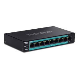 Trendnet TE-FP091 9-Port Unmanaged Fast Ethernet Long Range PoE+ Switch Fiche technique | Fixfr