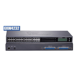 Grandstream GXW4216, GXW4224, GXW4232 : Chat IA & PDF | Fixfr