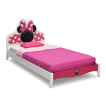 Delta Children Minnie Mouse Wooden Twin Bedroom Collection Manuel utilisateur