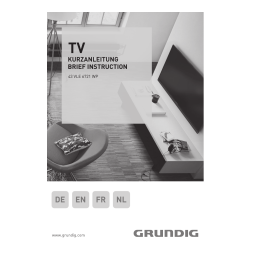 Grundig 43VLE6721 WP Manuel utilisateur | Fixfr