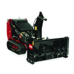 Toro Snow Thrower, Compact Tool Carrier Compact Utility Loaders, Attachment Manuel utilisateur