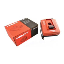 Hilti C7 Chargeur de batterie | AI Chat & PDF | Fixfr