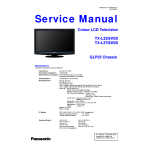 Panasonic TXL32GW20 Operating instrustions