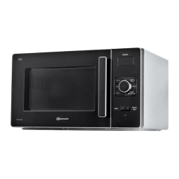 Bauknecht MW 86 SL Microwave Manuel utilisateur | Fixfr