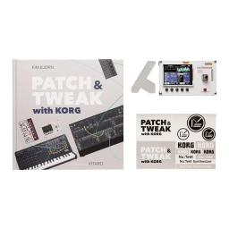 Korg NTS-2 oscilloscope kit + PATCH & TWEAK with KORG Manuel du propriétaire | Fixfr